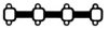 ELWIS ROYAL 0326573 Gasket, exhaust manifold